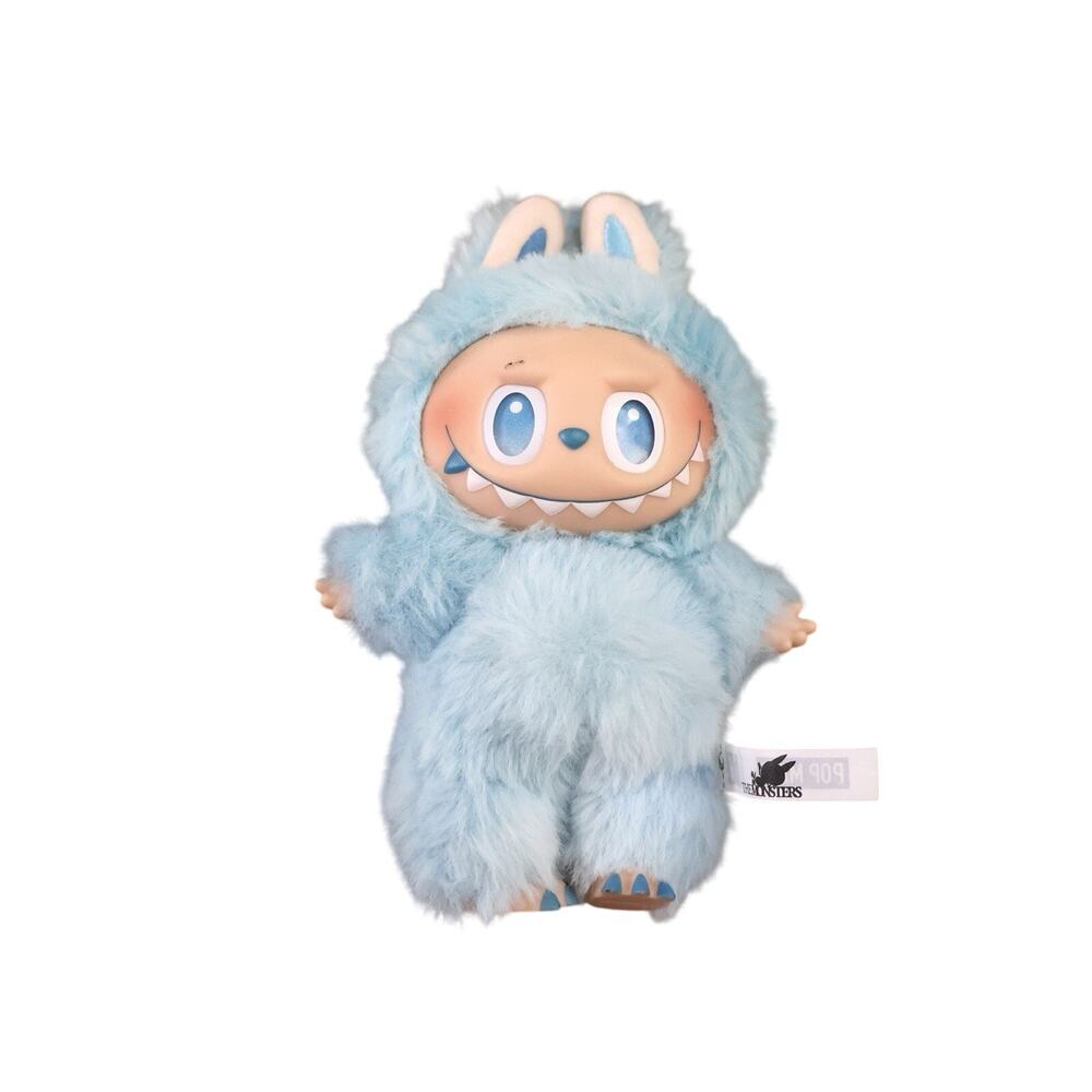 Pop Mart Labubu The Monsters Big Into Energy Hope Blue Keychain Collectible